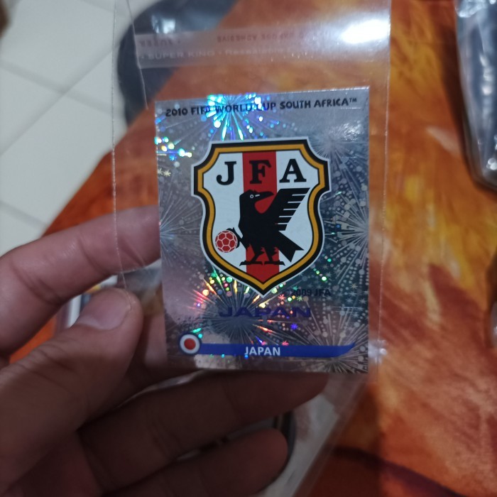 KY562 Kartu Bola Stiker Panini FIFA WC Japan Football Logo