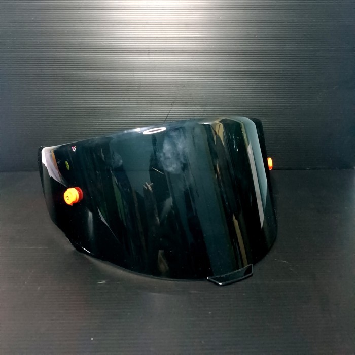 KACA / VISOR FLAT IRIDIUM KYT TTC / KYT TT COURSE | NORISK - SMOKE, BLACK