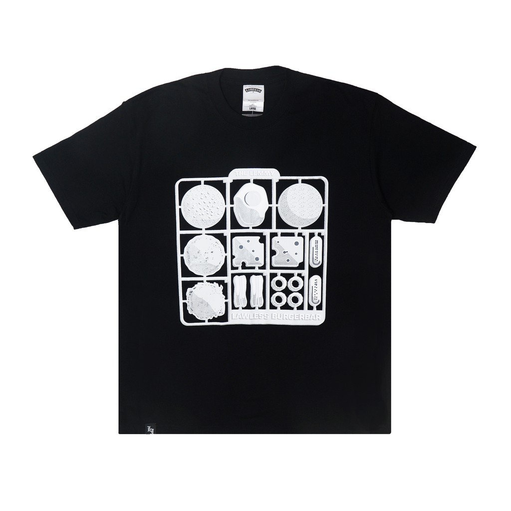 Ship locally Lawless - Burger Kit Tshirt - Black