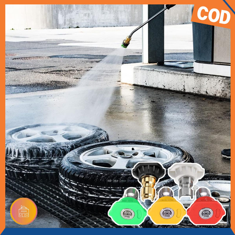 5Pcs Tekanan Tinggi Nozzle Nozzle Spray Gun Nozzle Quick Connect Spray Nozzle Nozzle Spray Tinggi 1/