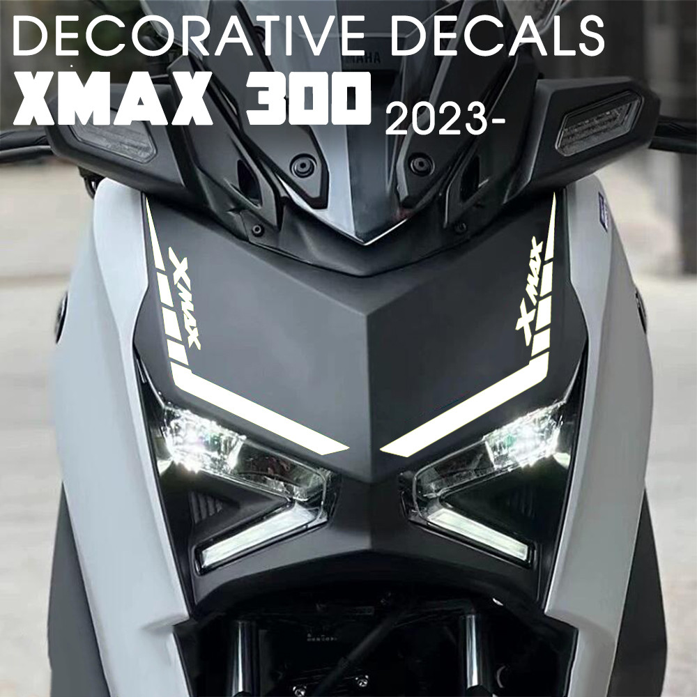 XMAX 300 XMAX300 Decorative Decals For YAMAHA X-MAX 300 Accessories Motorcycle Head Decoration Stick