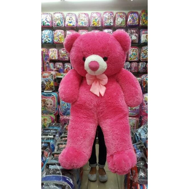promo  -boneka teddy bear besar super jumbo crem putih