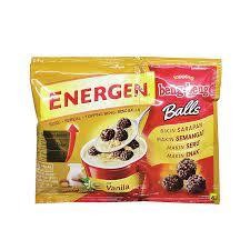 

Classica2106 Mayora Energen Bengbeng Ball Sereal - Renceng 10 Pcs - 38Gr Cokelat Vanila Kacang Hijau
