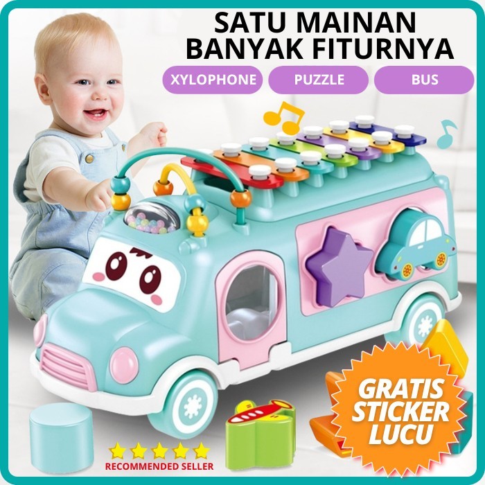 Mainan Anak Mobil Edukasi Edukatif Bayi Baby Balita Perempuan Laki Laki Umur Usia 1 2 3 Tahun Thn Ha