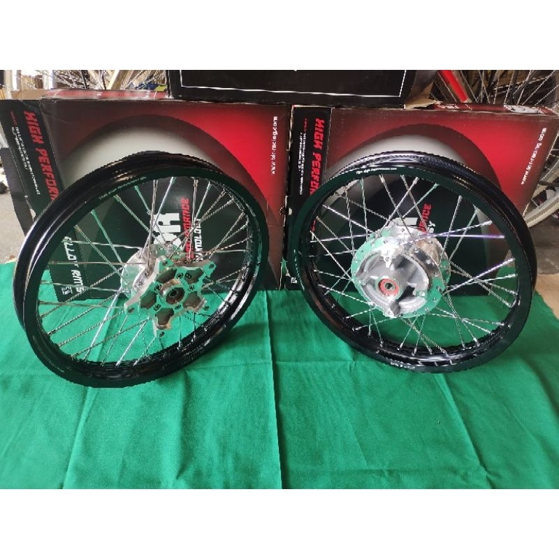 PUJEGANSHOP Paket Rakit Velg TDR 160/185x17+Tromol CB 150 R New Led Takegawa Crome+Ruji TDR