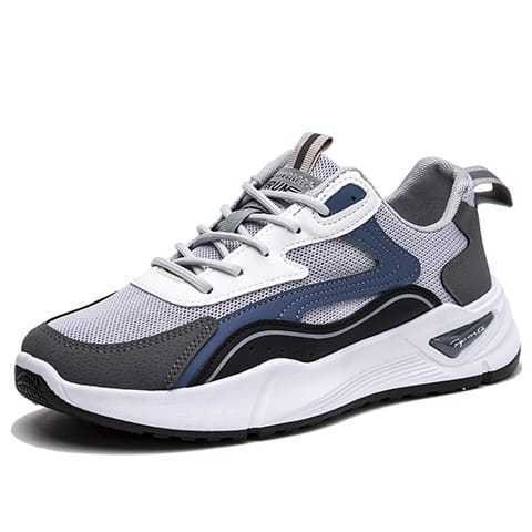 Sepatu Pria Hiking Kasual Sneakers Anti Slip Sepatu Lari Olahraga Cowok LV0687