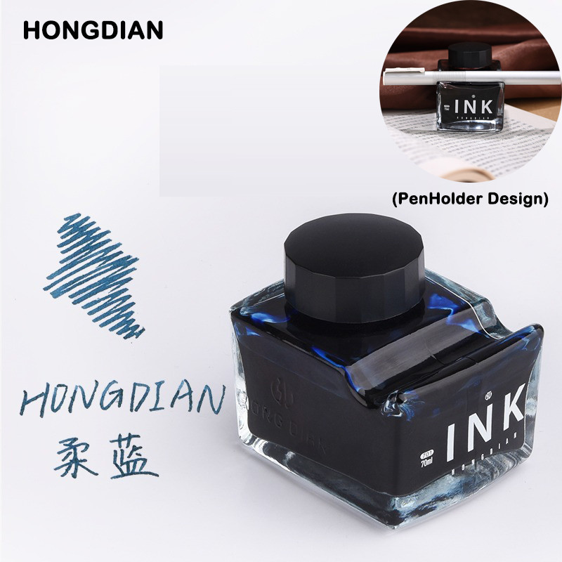 

HONGDIAN 70/60/18ml High Quality Fountain Pens Ink Various Colors Glass Bottled Ink Pen Refill Cartridge School Office Supplies