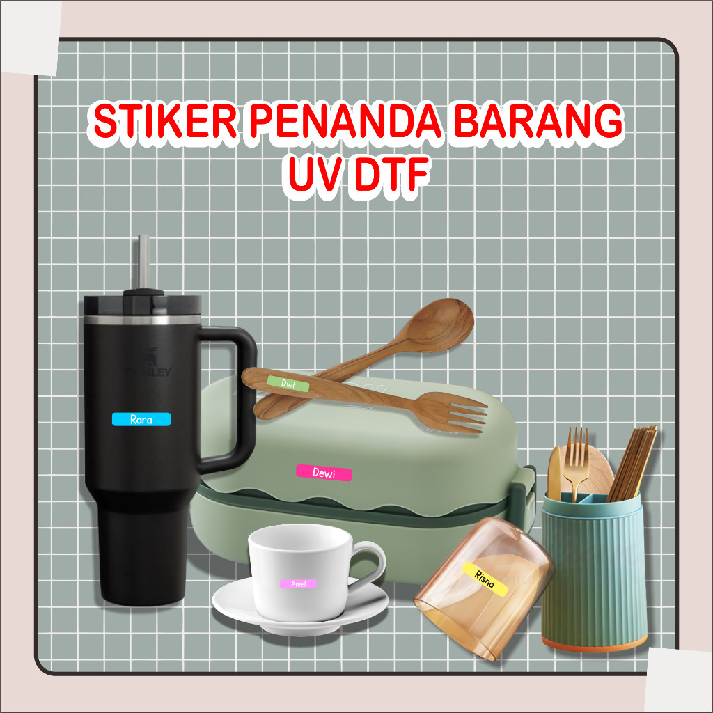 

Sticker Piring Sendok Gelas Tumbler Waterproof STIKER DTF UV Stiker Perabot D01