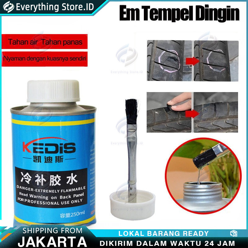 250 ML Lem Tambal Ban Lem perbaikan ban Lem Ban Hitam Roda Kendaraan - Lem Ban Roda Kendaraan Car Ti