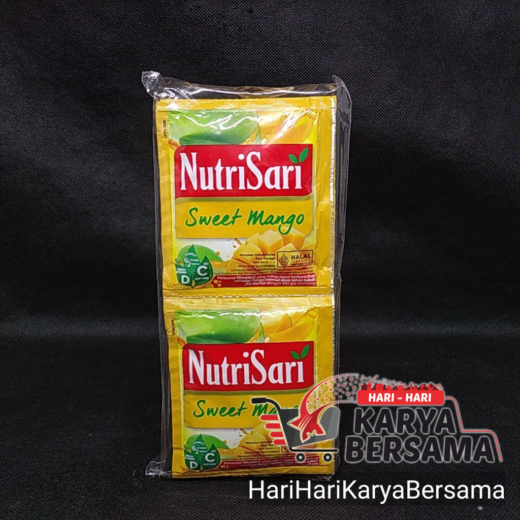 

MINUMAN BUBUK INSTAN NUTRISARI NUTRI SARI SWEET MANGO PACK 10'S X 11GR