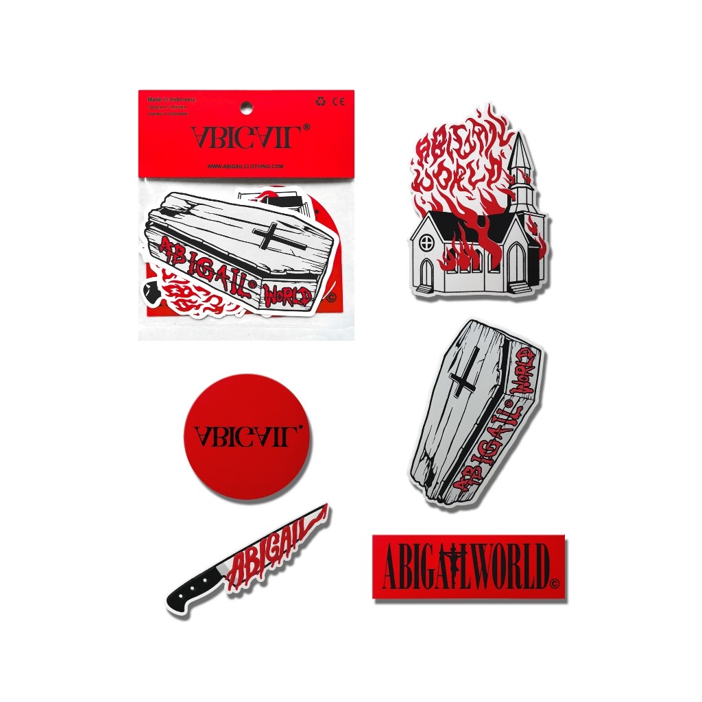 

Abigail Clothing - ''MORTAL'' - Sticker Pack