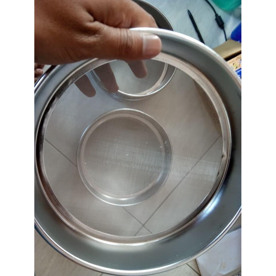 60 Mesh, 0.3mm SIEVE AYAKAN STAINLESS STEEL 8"