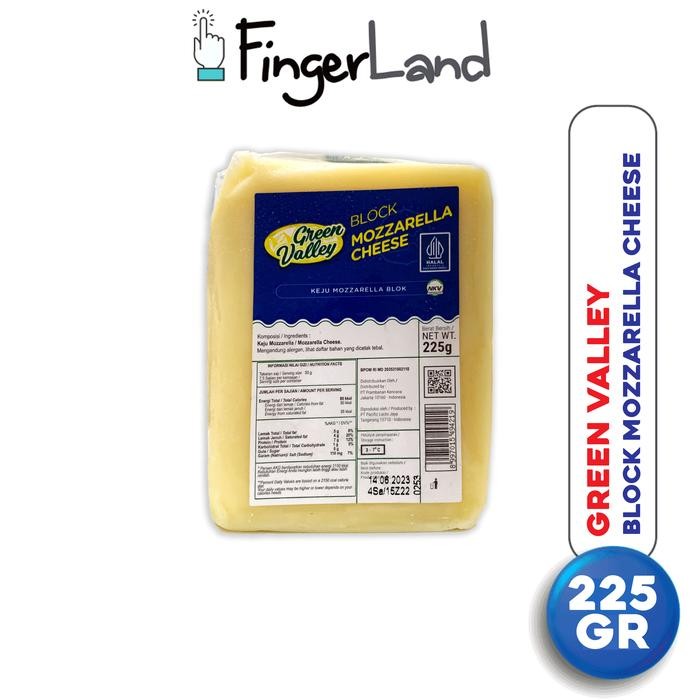 

Green Valley Block Mozzarella Cheese 225 Gr & Packing Styrofoam