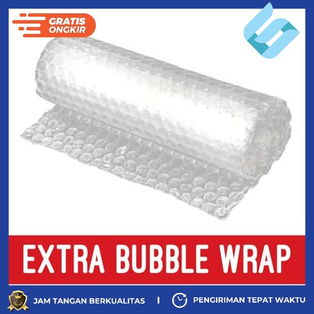 

Extra Bubble Warp / Tambahan Packingan Lebih Aman