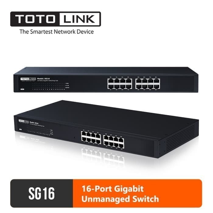 TOTOLINK SG16 SWITCH 16PORT GIGABIT