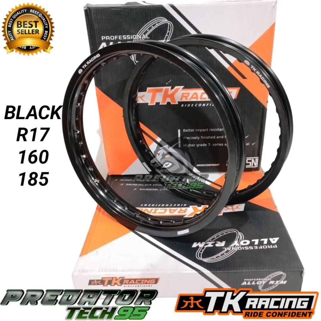 VELG TK RACING TK JAPAN TK BRIGHT HITAM RING 17 160 185