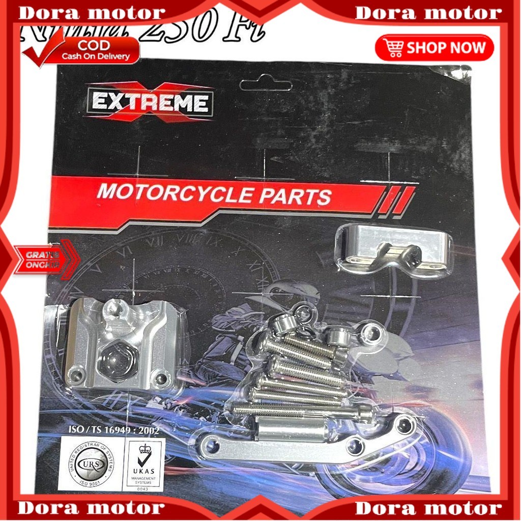 Ninja 250 Fi Breket Stabilizer Steering Dumper Motor Ninja 250 Fi Full Cnc Kualitas Terbaik Dora