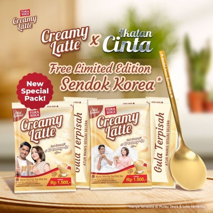 

Kopi Torabika Creamy Latte 25 gr 1 Renceng isi 10 sachet