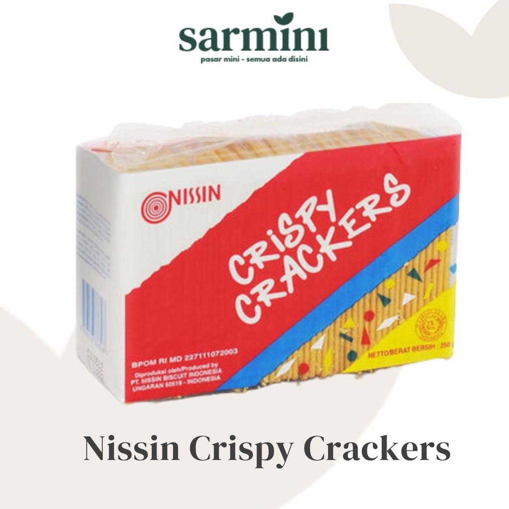 

Nissin Crispy Crackers 250gr - Biskuit Nissin