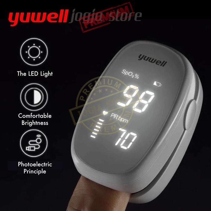 Oximeter Fingertip Pulse Yuwell YX102 / YX306 Oxymeter Kadar Oksigen