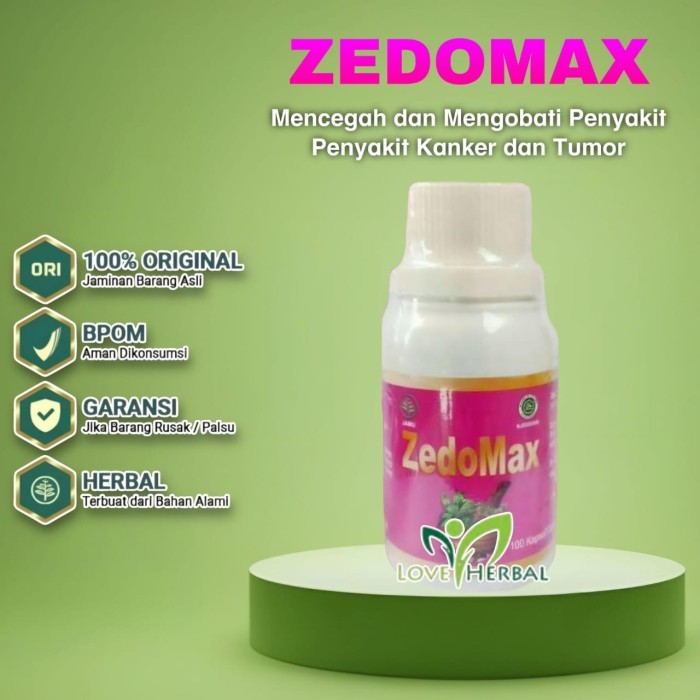 ZEDOMAX OBAT HERBAL KANKER DAN TUMOR ZEDOMAX ASLI ORIGINAL Original