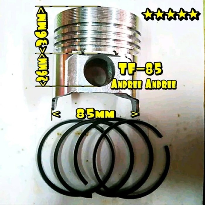 TF-85 Piston Seher with Ring mesin Yanmar TF85 TF 85 Taiwan