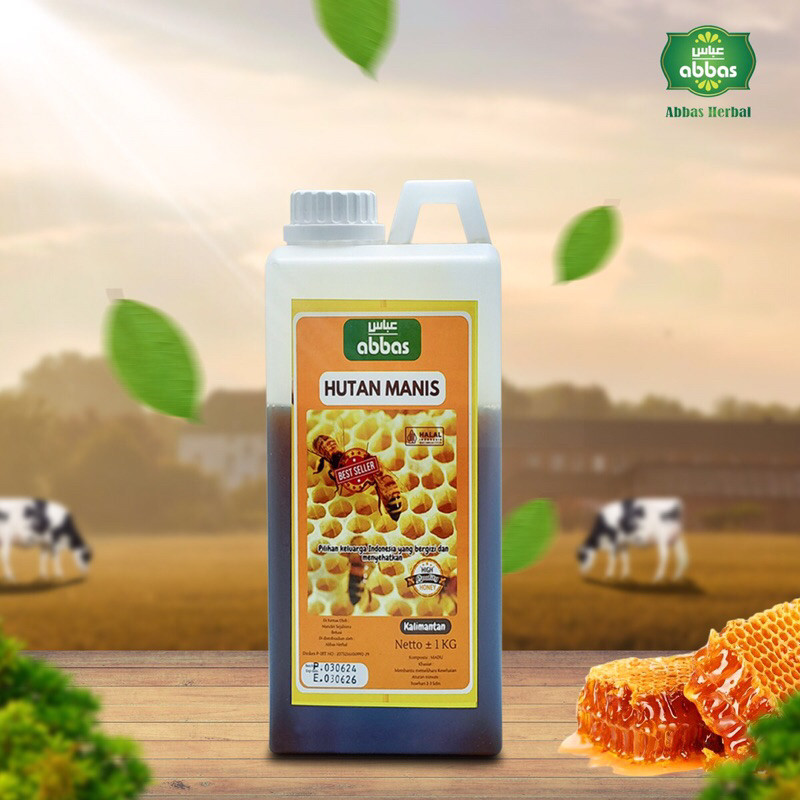 

MADU ABBAS Hutan Kalimantan plus Bee Pollen & Royal Jelly 1 kg