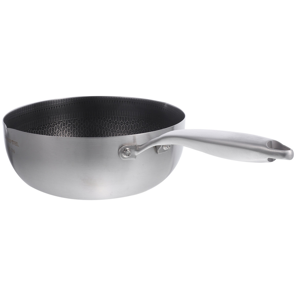 Omelette Trays Honeycomb Pan Stainless Steel Wok Frying Pans Metal Saucepan Portable 304 Saucepans