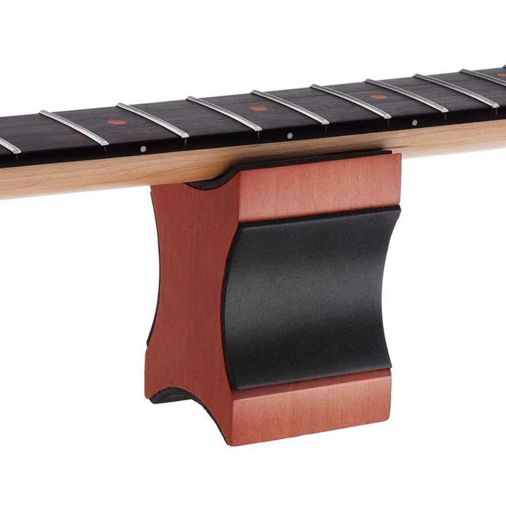 Stand Leher Gitar Klasik Kayu Listrik 2 Dalam 1 - Stand Leher Gitar & Bantal Stand Pegang Gitar