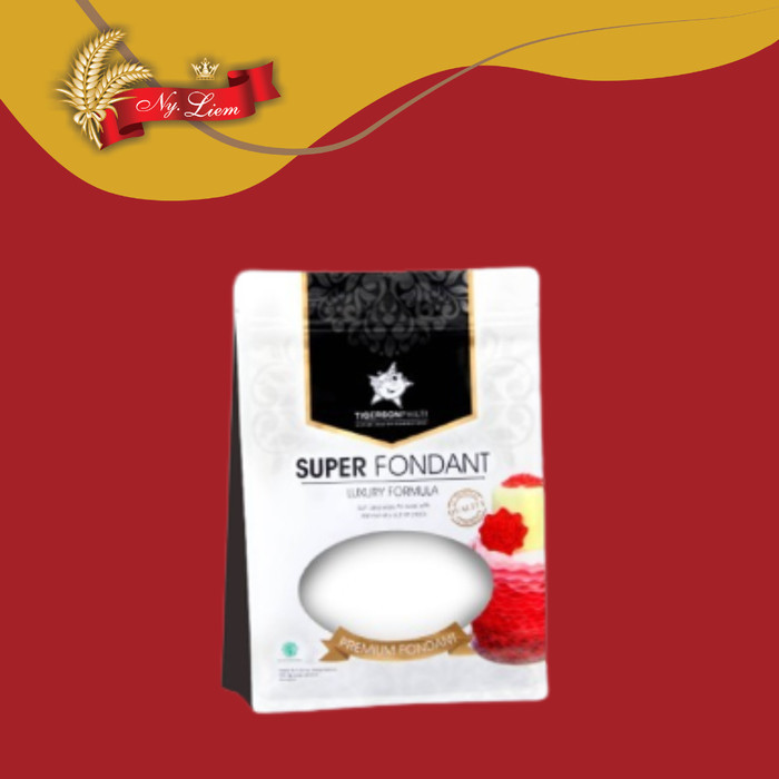 

✨TERLARIS -TIGERSON Super Fondant / Plastic Icing - COTTON WHITE 1 kg