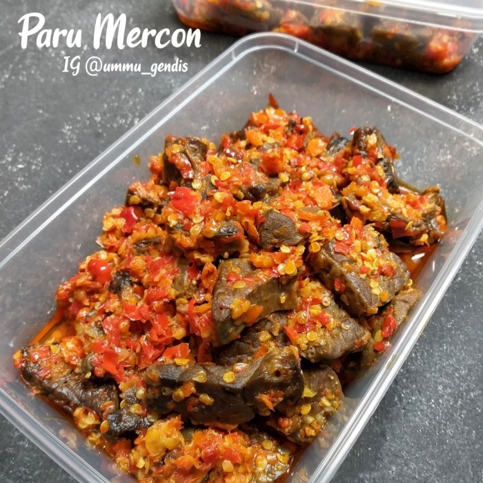 

✨TERLARIS -paru mercon-paru cabe pedas-masakan rumah
