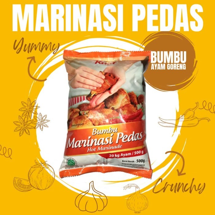 

✨TERLARIS -Bumbu Marinasi Ayam / Marinade Ayam Hot Marinade KAEF