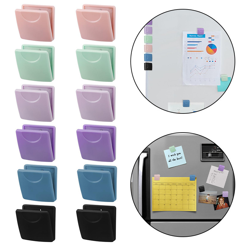 

Magnetic Clips Colorful Fridge Magnet For Refrigerator Whiteboard Photo Display Office School Home