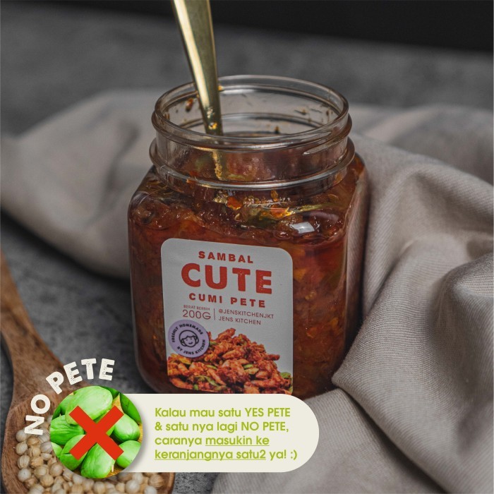 

✨TERLARIS -Sambal Baby Cumi Cumi Pete / Petai 200G [CUTE] PEDAS GURIH - NO PETE
