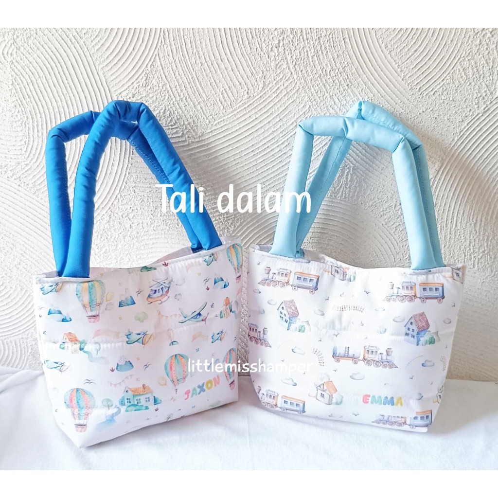 

Cute Puff Bag Printing - Baby Hampers Souvenir Ulang Tahun Tas Puffy milk bun