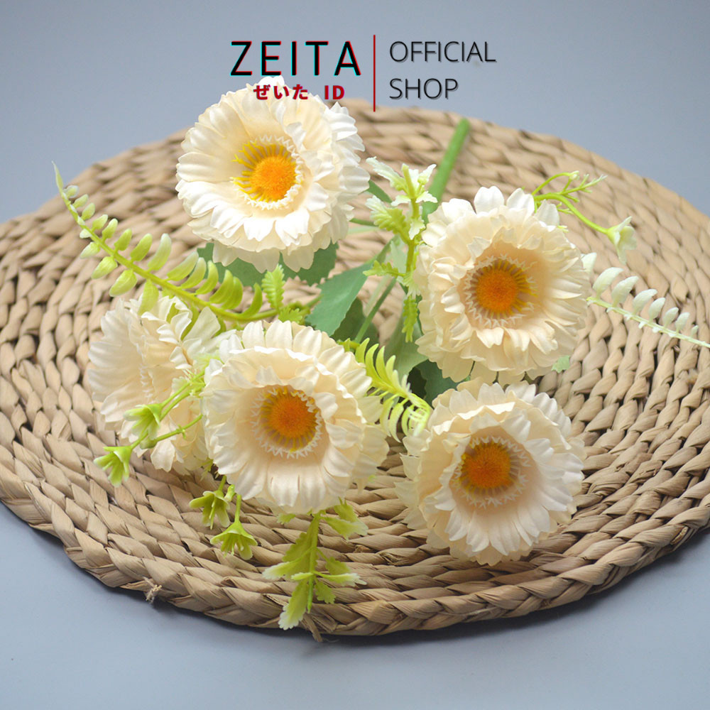 Zeita - Bouquet bunga P116 SYREN Mawar Artifisial Dekorasi Hiasan Seserahan Buket Palsu
