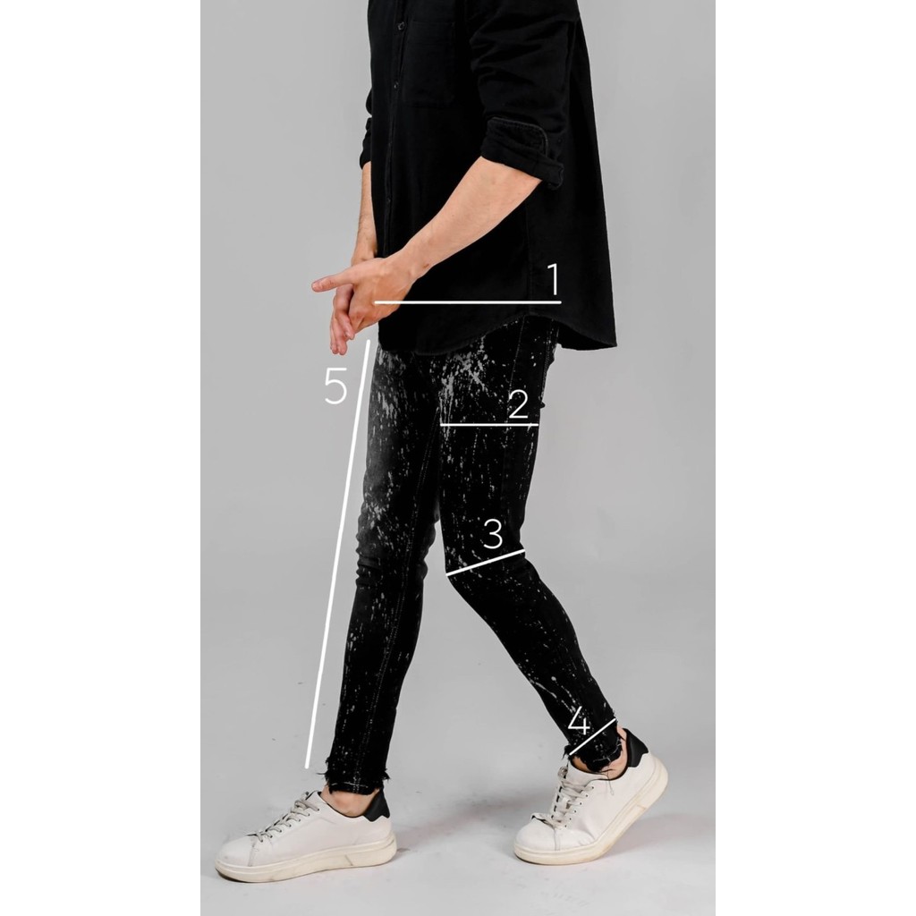 Celana Panjang Jeans Denim OLD GRAPHITE DENIM By Lod.denim - 38