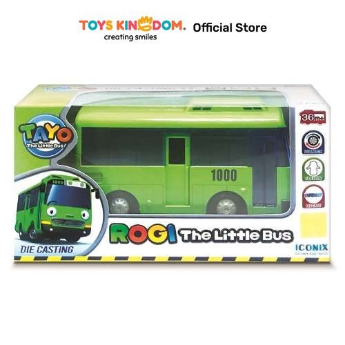 Toys Kingdom Tayo Diecast Mobil Pullback Little Bus Rogi Tyt 117020 Toys Kids Toy Mainan Anak Mobil 