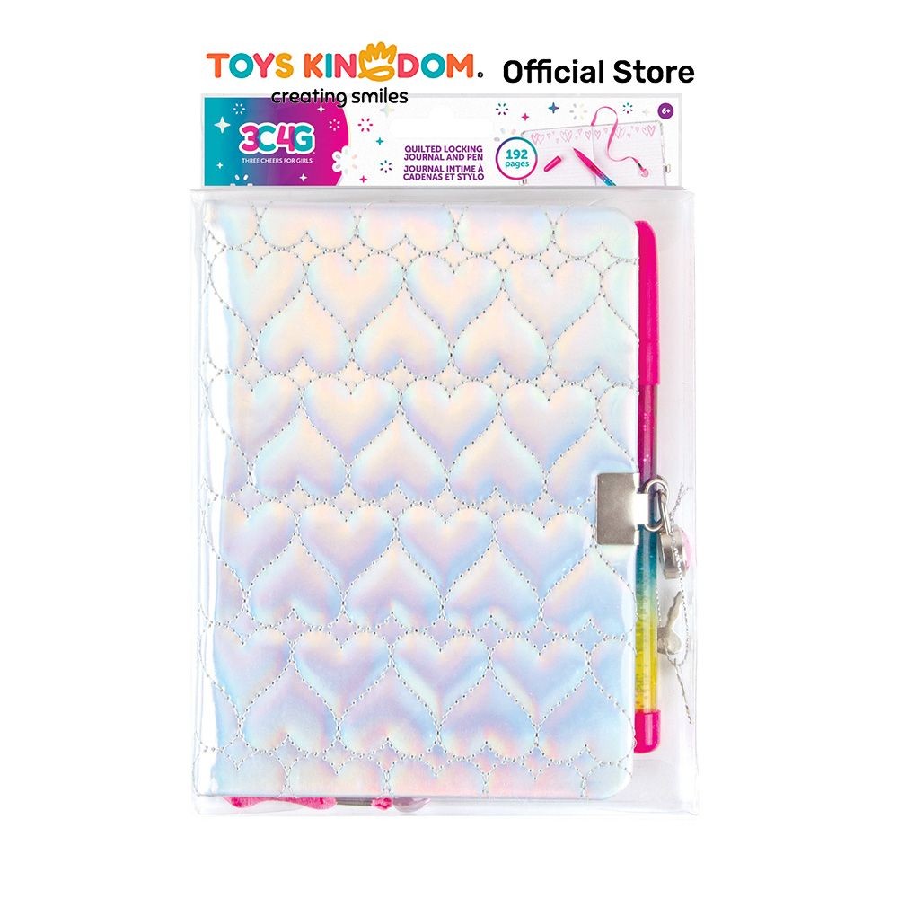 

Toys Kingdom Make It Real Quilted Lock Journal Dengan Glitter Pen Toy Kids Toy Girls Toys Alat Tulis Anak Perempuan Set Jurnal Dan Pulpen