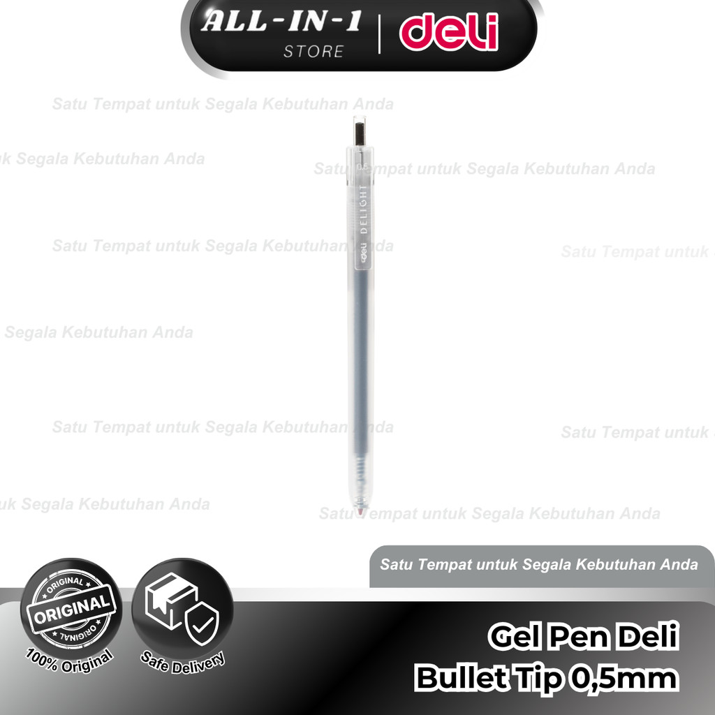 

Deli Pulpen Gel / Gel Pen 0.5mm