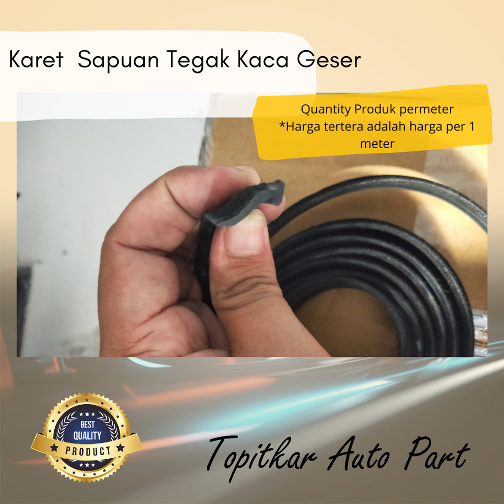 Karet Sapuan Tegak untuk Kaca Geser Mobil