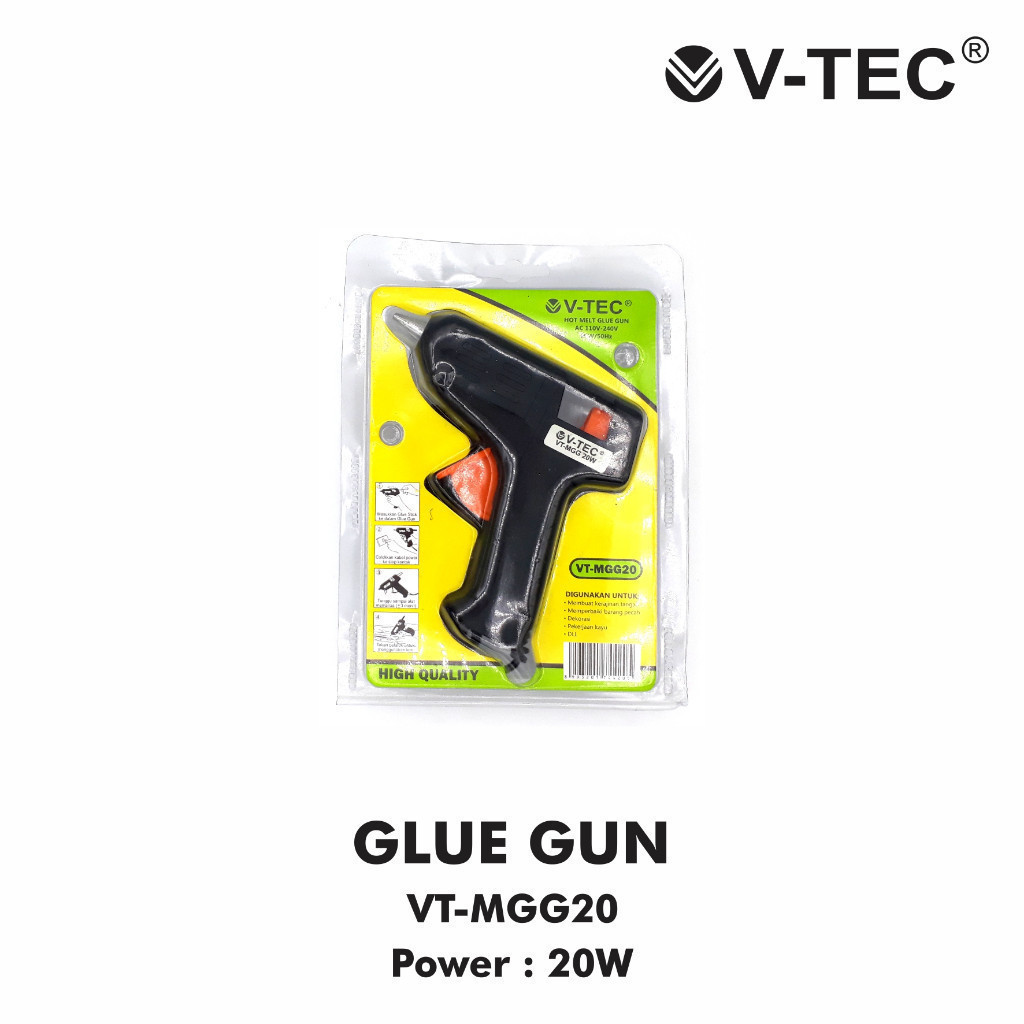 

V-TEC ALAT LEM TEMBAK VT-MGG20 20W GLUE GUN