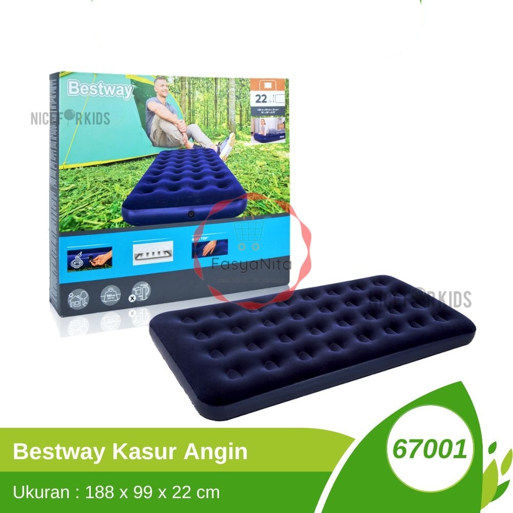 Kasur Angin Bestway 188 x 99 x 22 cm Kasur Angin Pompa, Kasur Angin - Fasyanita Denpasar