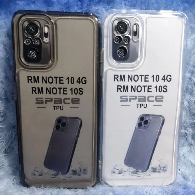 SOFTCASE CLEAR SPACE TPU  XIOMI REDMI NOTE 10 4G/REDMI NOTE 10S/ Redmi note 10 pro poco m5s SILICON 