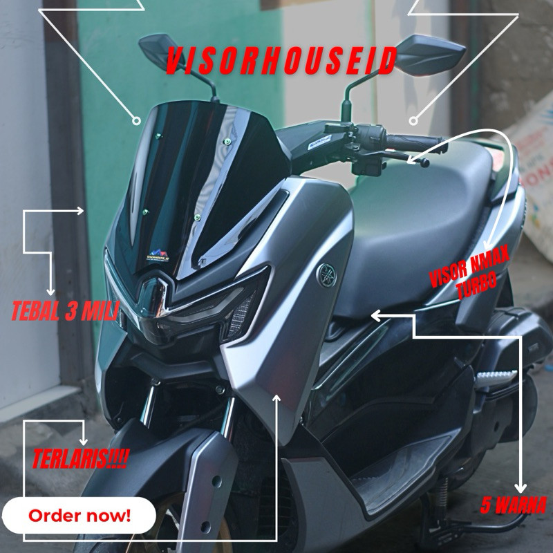 Visor NMAX CEPER turbo neo neo s - windshield nmax turbo neo ceper - visor Nmax turbo neo Cod
