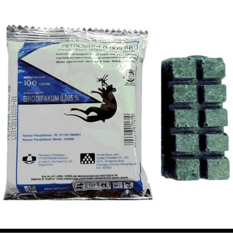 [PGS] RACUN TIKUS PETROKUM ANTI BAU / RACUN TIKUS MATI KERING TIDAK BAU