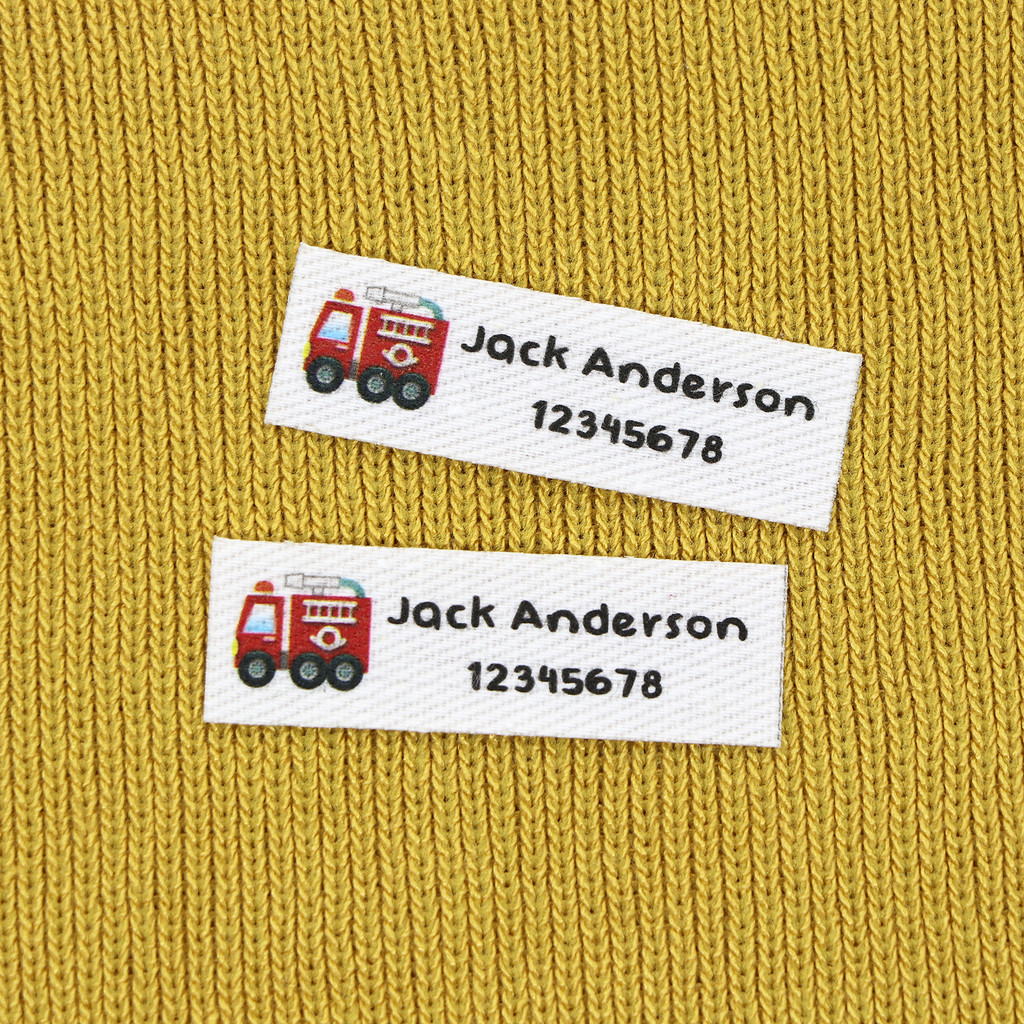 

120 piece Custom logo labels, Name iron on label, Custom Clothing tags, Organic Cotton Labels(YT103)