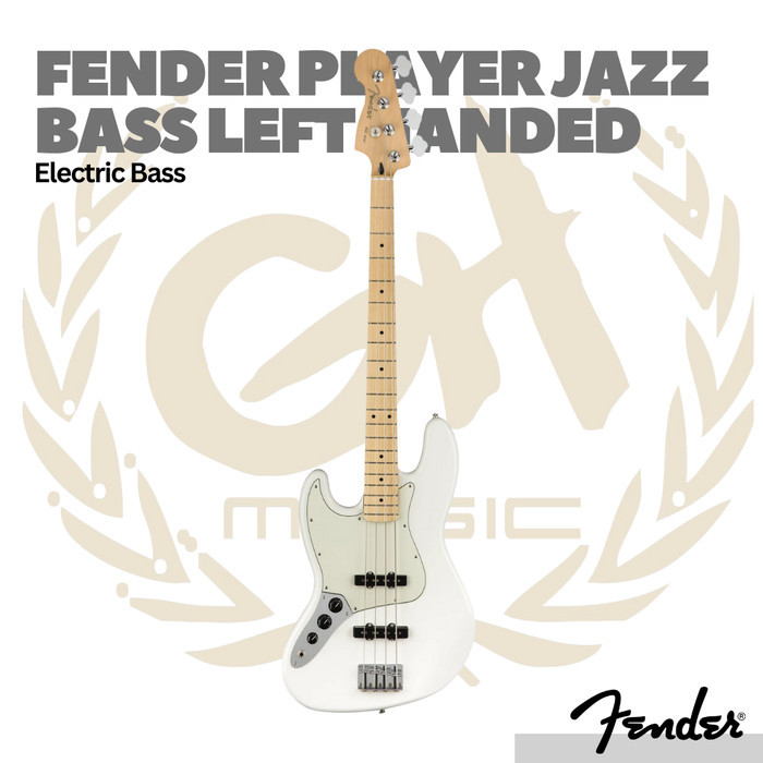 Fender Player Jazz Bass Left-Handed Bass, Maple FB - Bass Elektrik