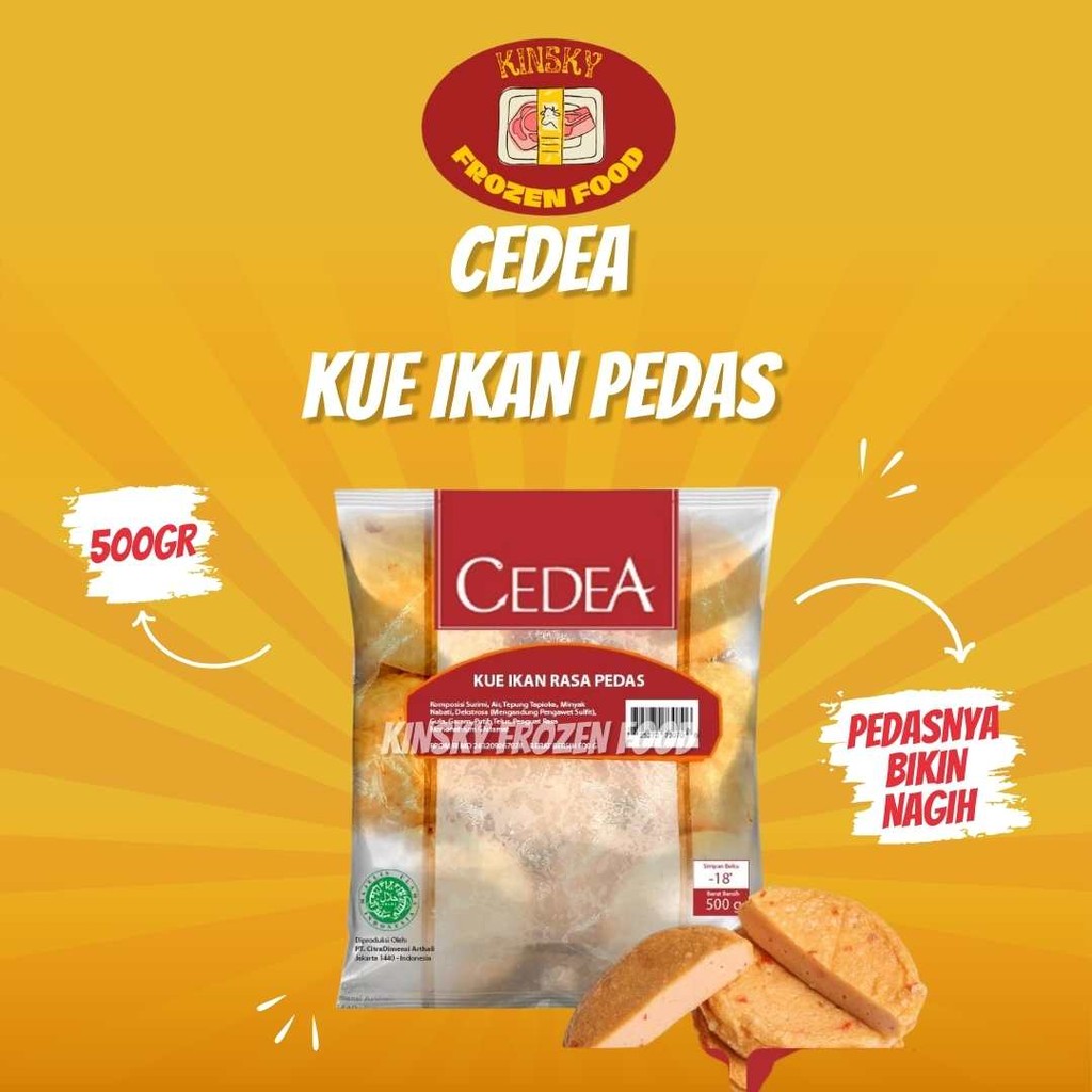 

CEDEA KUE IKAN PEDAS 500GR