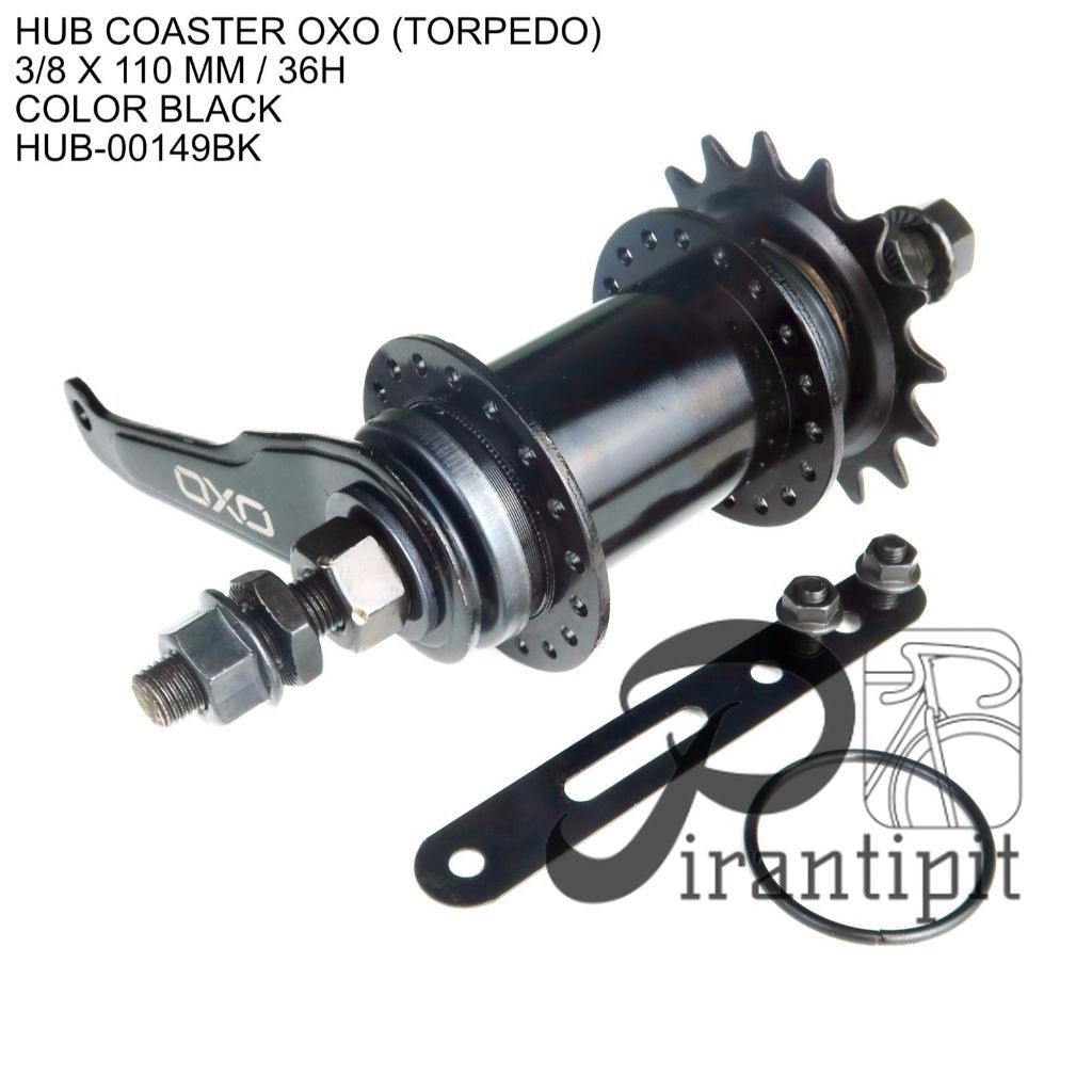 Rem Hub torpedo OXO sepeda BMX fixie dll cocok untuk semua sepeda 32h 32 hole 36h 36 hole / Hub Torp